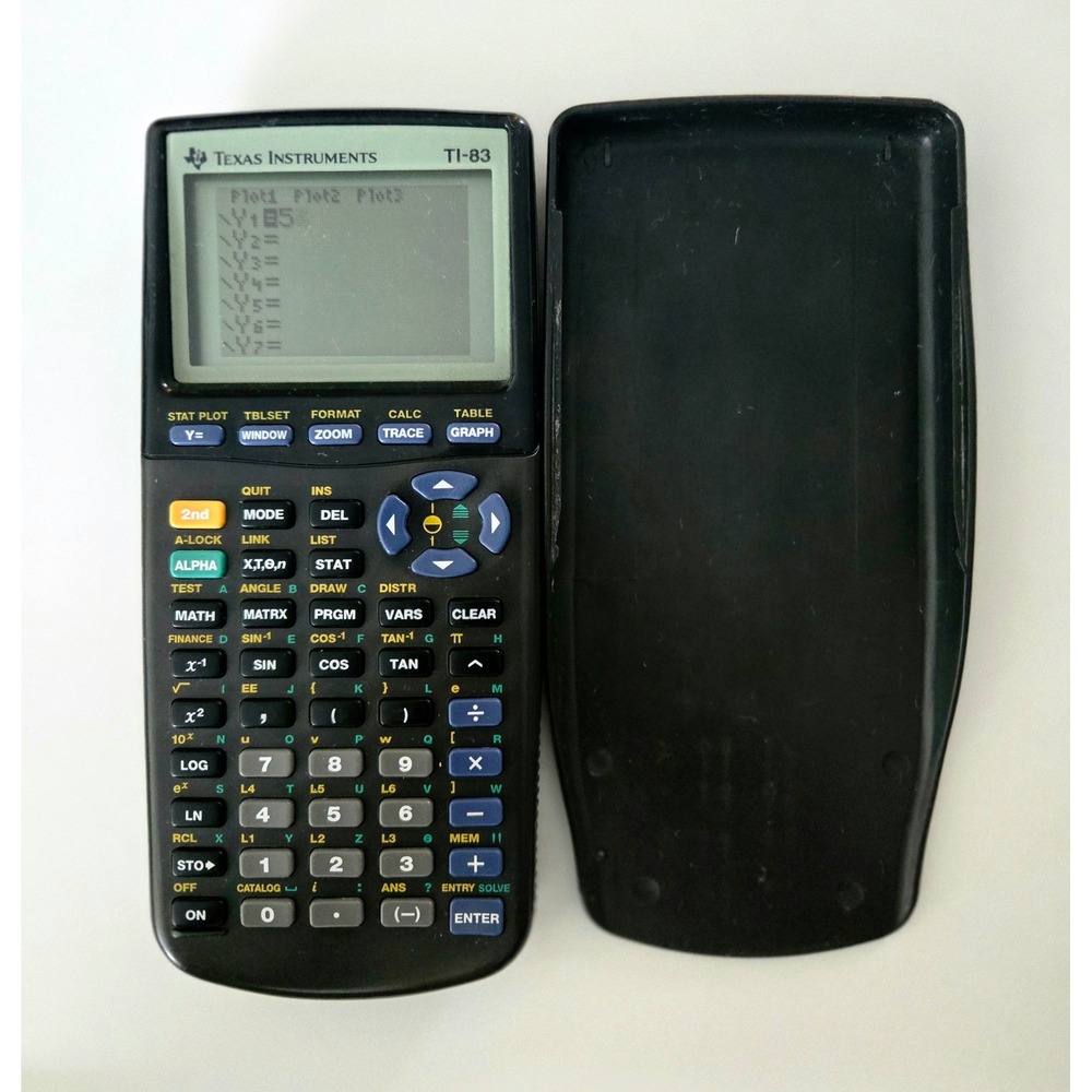 Texas Instruments TI-83‎ Graphing Calculator Tested Working School Office